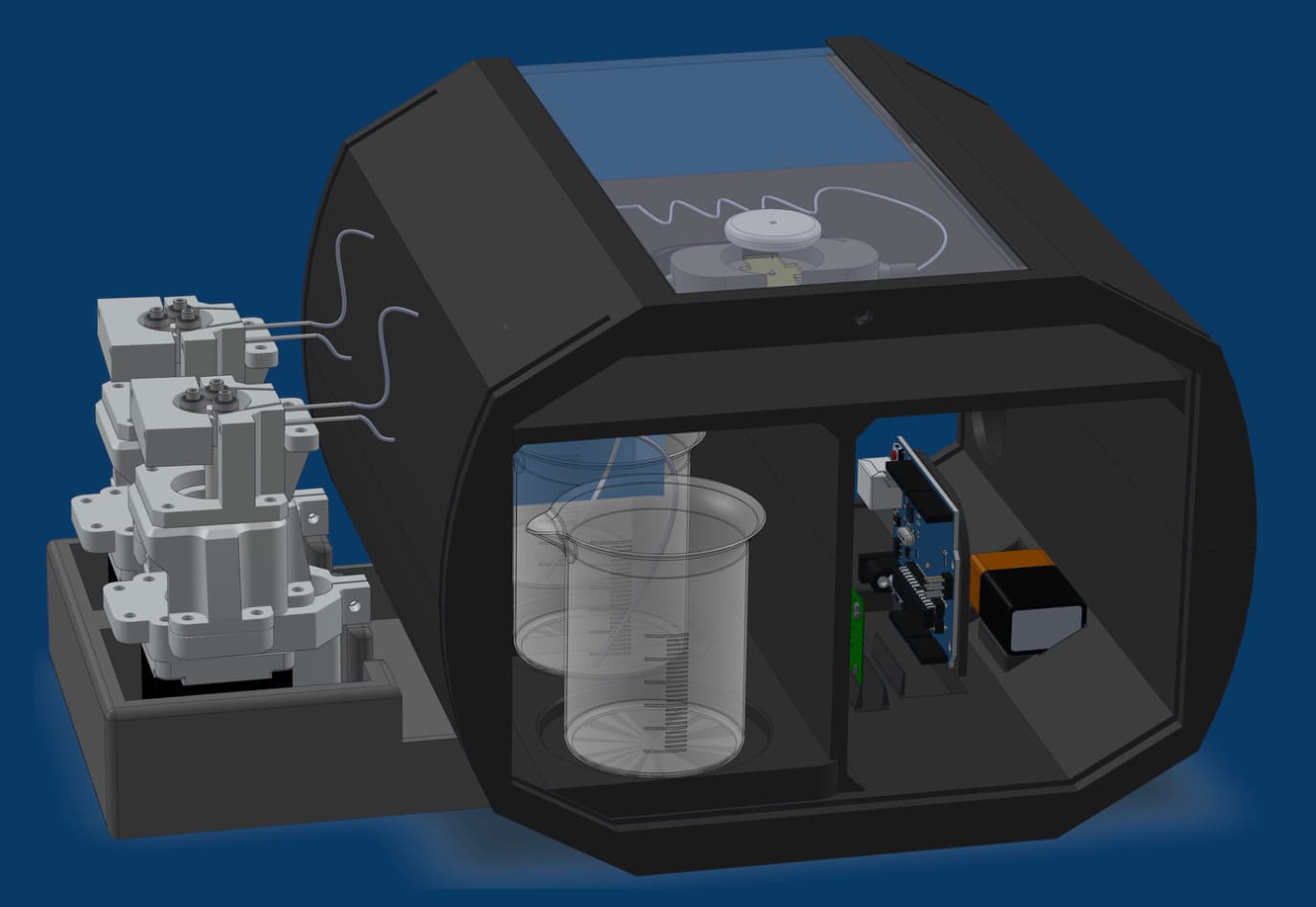 IN CYPHER — Automated Glucose Monitor Fluidics Rig